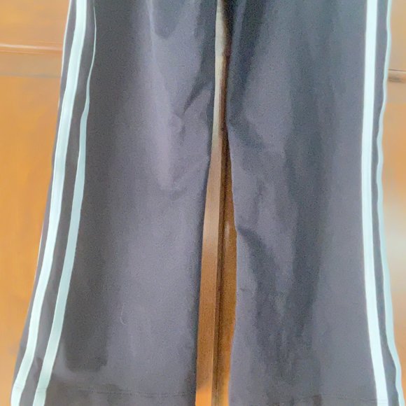 Always Cute Adidas Climalite Classic Black White Side Stripe Pull On Pant - Picture 8 of 13